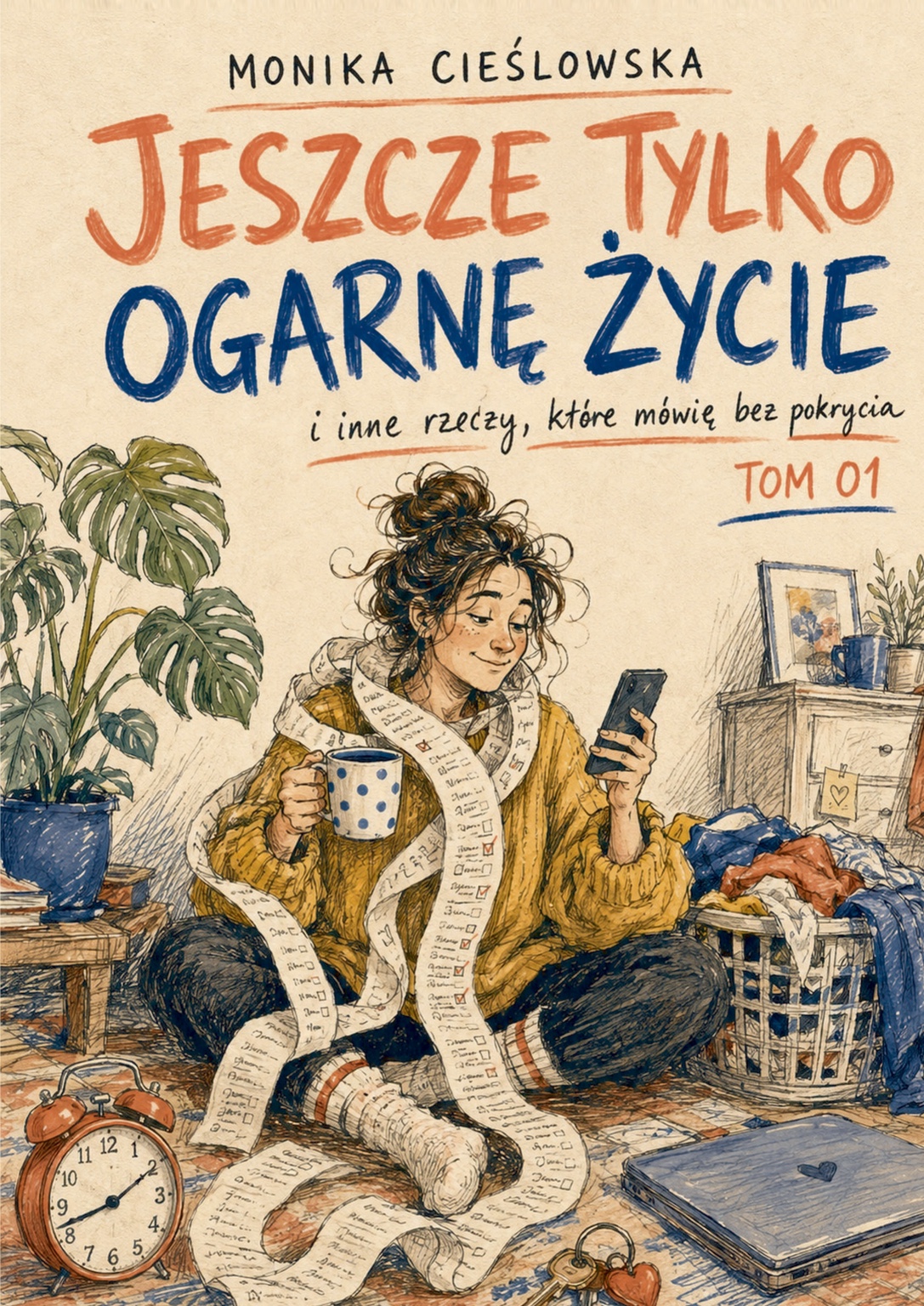 Okładka książki Jeszcze tylko ogarnę życie, tom 01, autorstwa Moniki Cieślowskiej